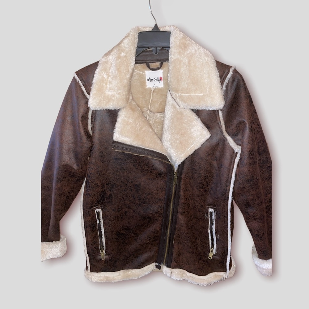 faux sheepskin jacket